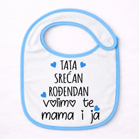 Tata srećan ti rođendan! Volimo te mama i ja - Siperak – izdelek sa printom