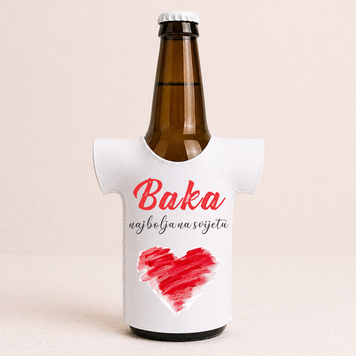 Baka najbolja na svijetu - Majica za flaše – prikaz izdelka