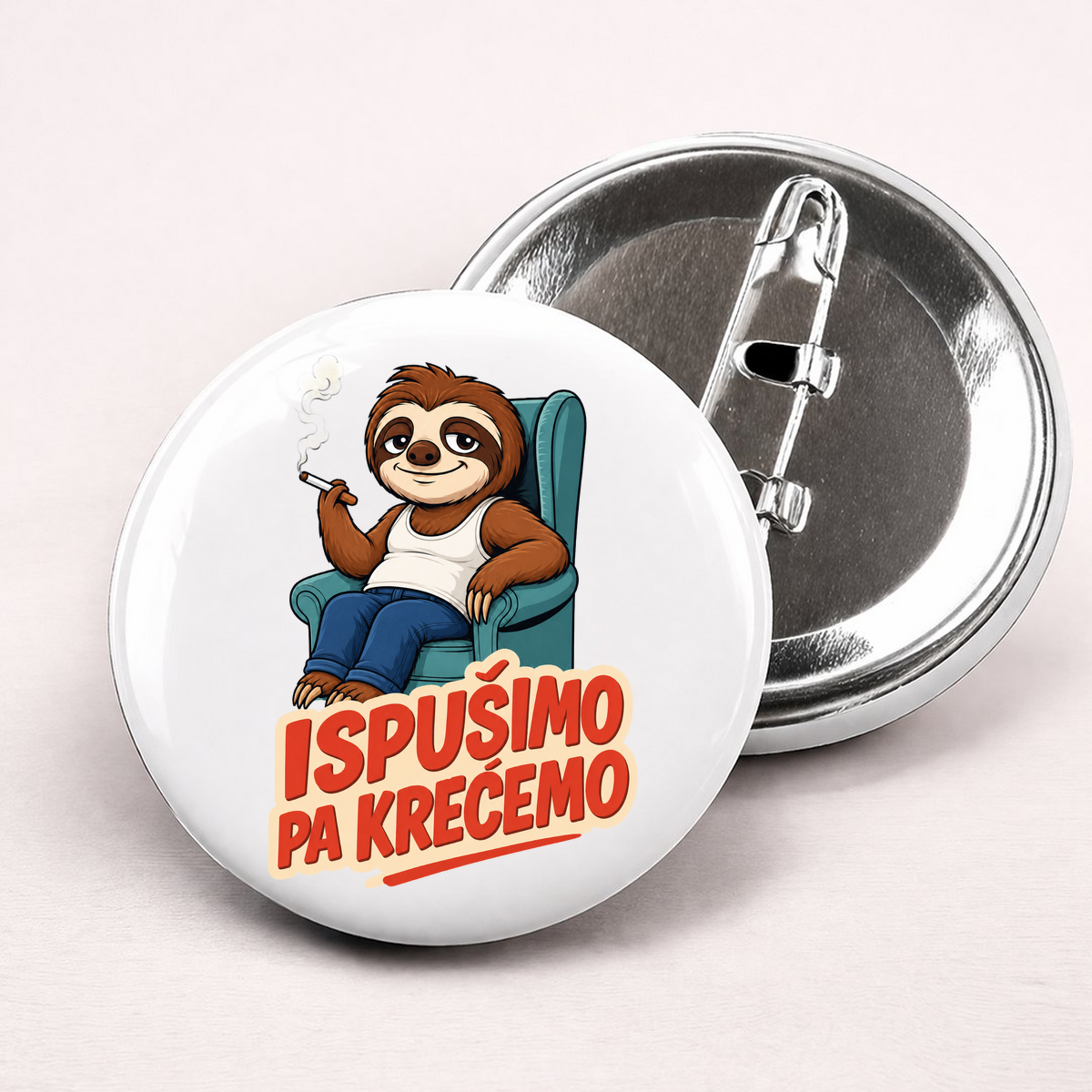 Ispušimo pa krećemo - Bedževi – prikaz izdelka
