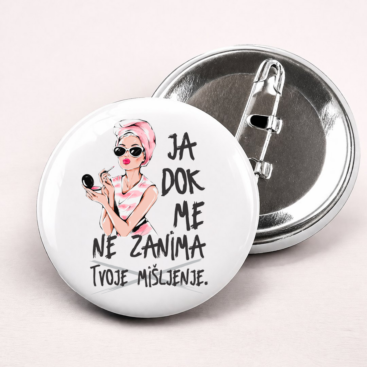 Ja dok me zanima tvoje mišljenje - Bedževi – prikaz izdelka