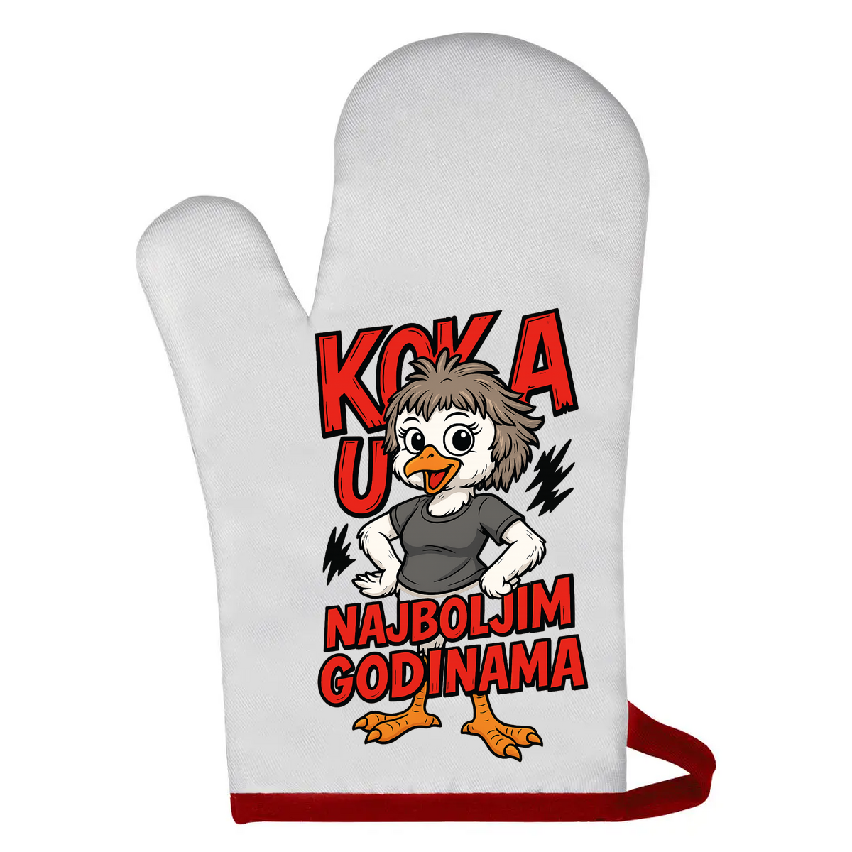 Koka u najboljim godinama - Rukavica za rernu – prikaz izdelka