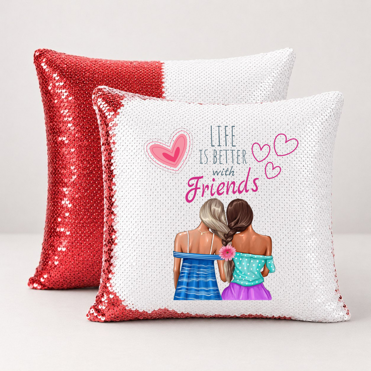 Life is better with Friends - Jastuk magični – prikaz izdelka