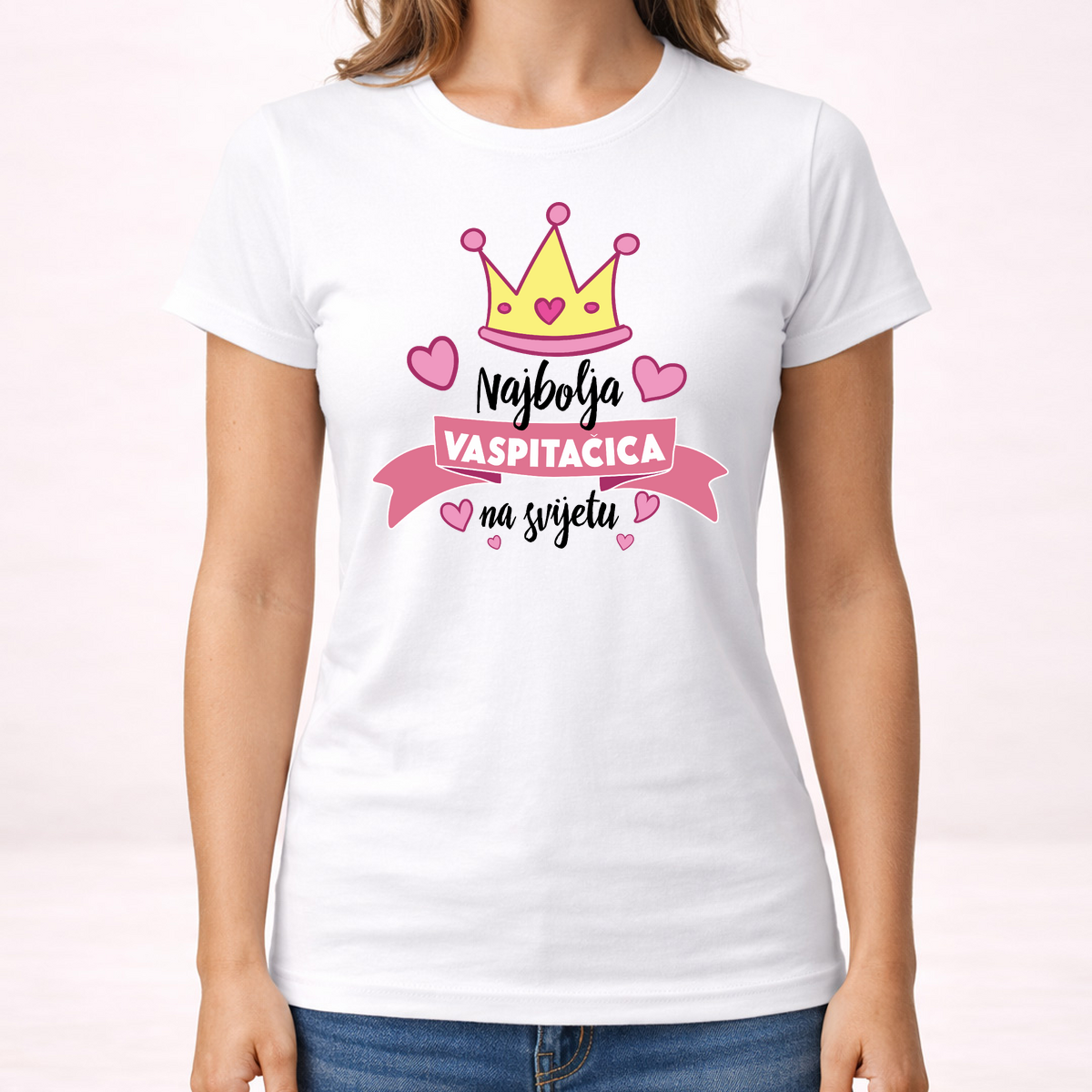 Najbolja vaspitacica - Majica - Ženska – prikaz izdelka