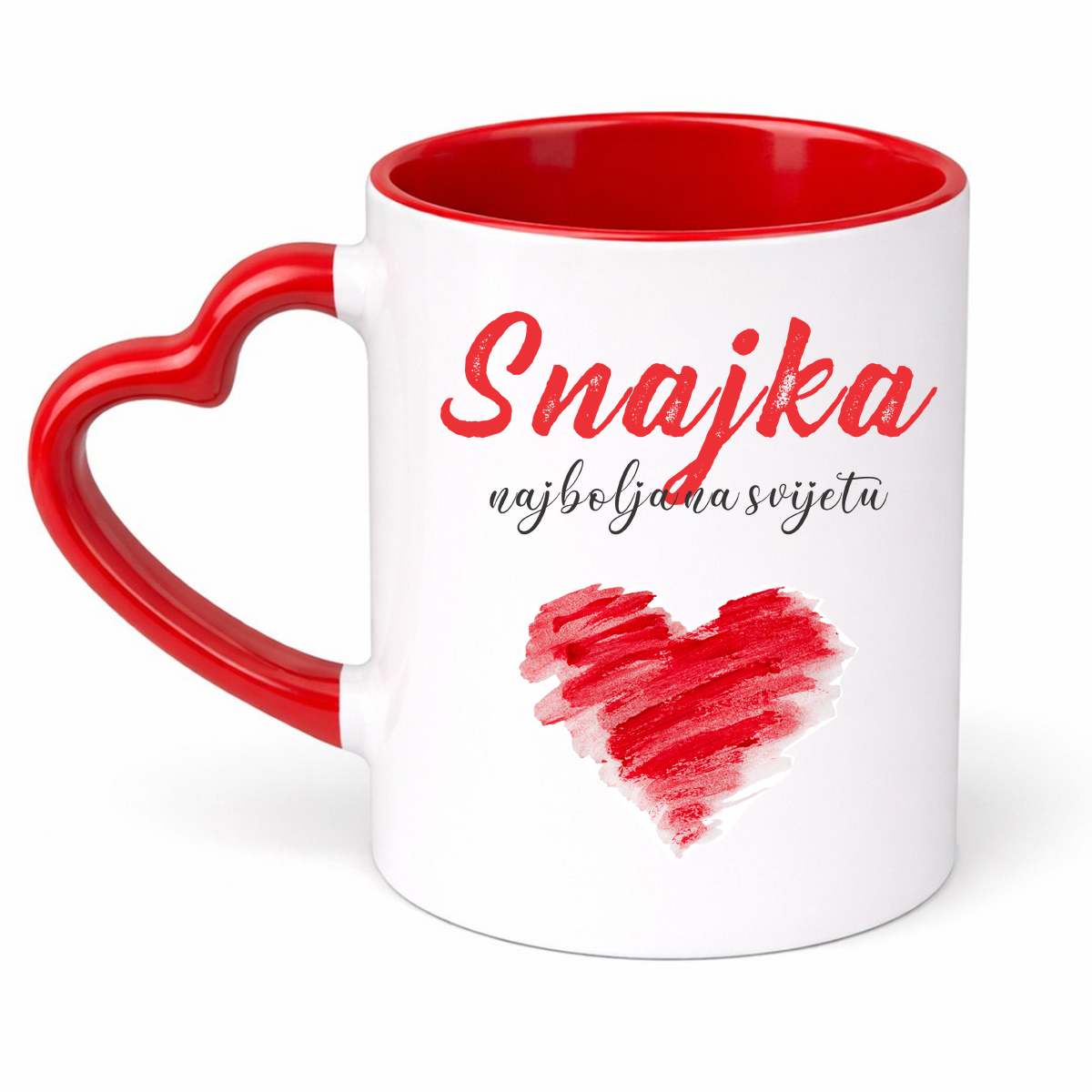 Snajka najbolja na svijetu - Šolja Srce – prikaz izdelka